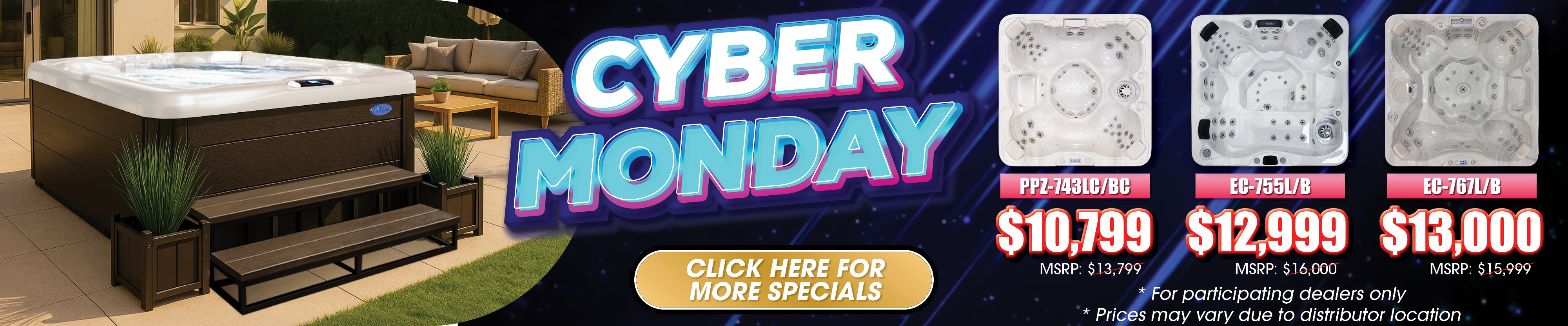 Calspas hot tub being used in a family setting - Kenner