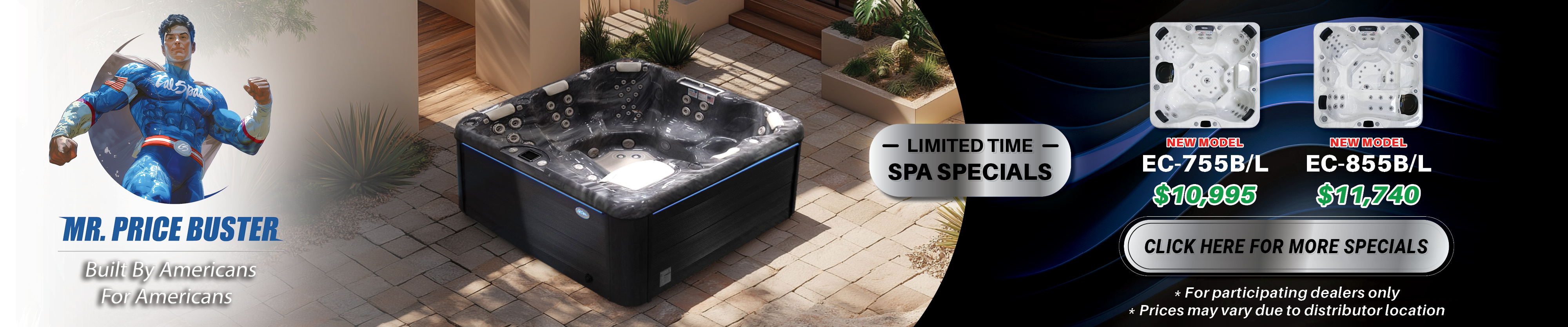 Calspas hot tub being used in a family setting - Kenner
