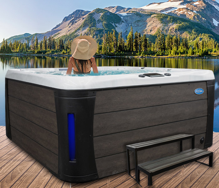 Calspas hot tub being used in a family setting - hot tubs spas for sale Kenner